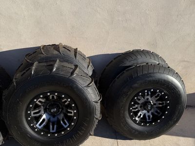 Can Am x3 paddle wheels and tires