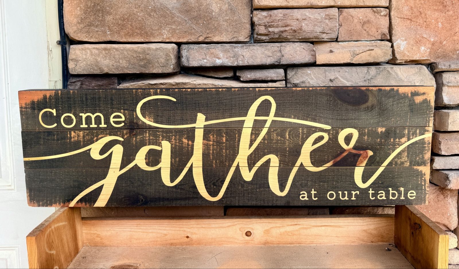 Wood Wall Art - Kitchen or Dining Room Sign