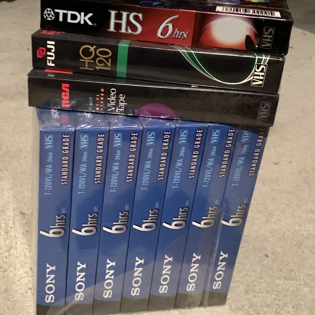 New in pkg (VHS) Video Tapes