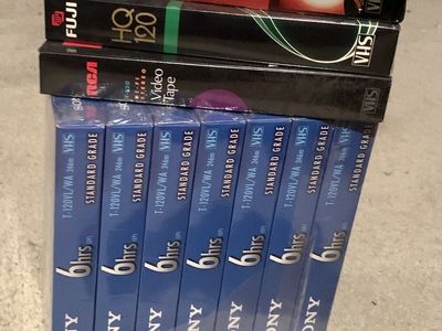 New in pkg (VHS) Video Tapes