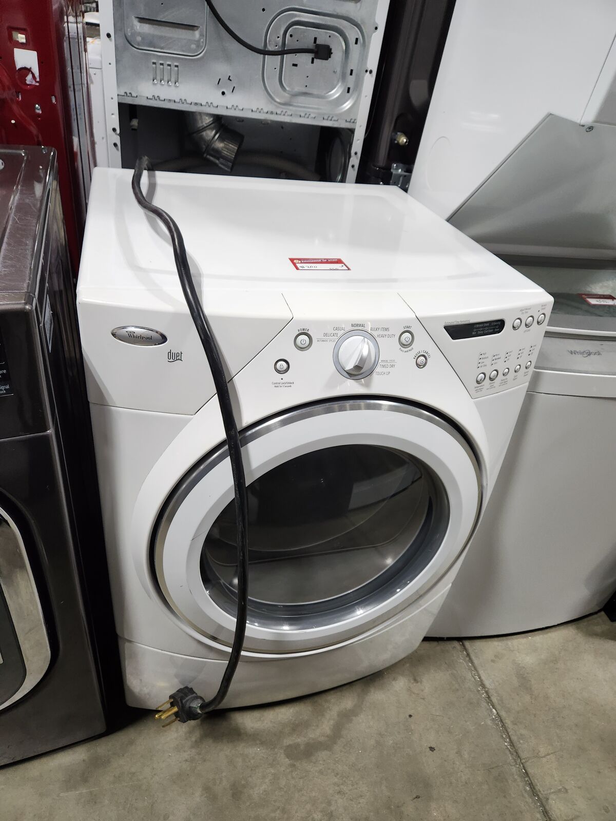 WHIRLPOOL DUET FRONTLOAD ELECTRIC DRYER! W-WARRANTY