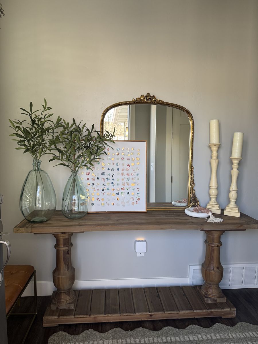 Stunning Farmhouse Entry Table