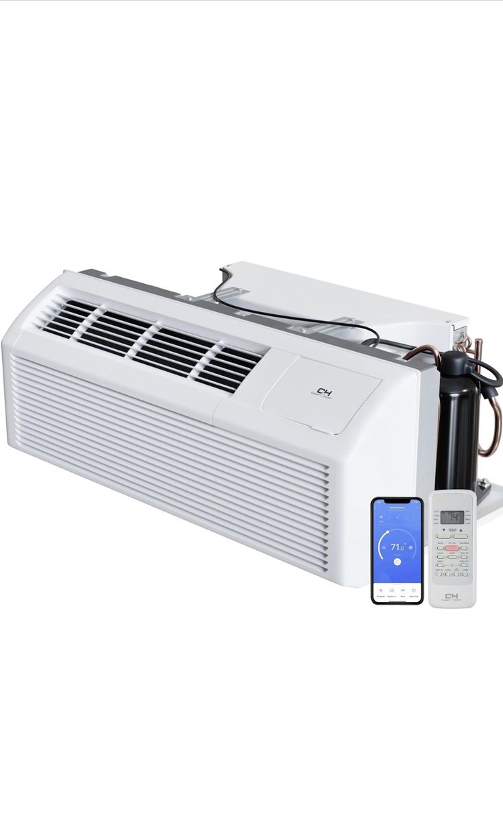 Cooper & Hunter 15,000 BTU PTAC Packaged Terminal Air Conditioner & Heat Pump – Built-In 3.5kW Electric Heater