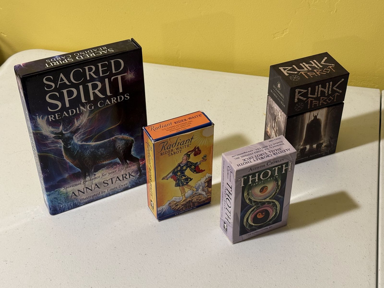 Tarot Card Sets - Sacred Spirit - Radiant Rider Waite - Thoth - Runic