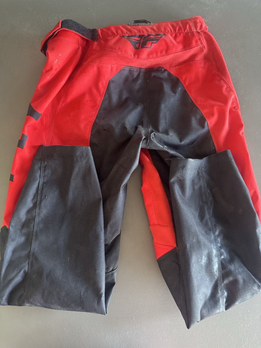 Fly Racing Youth Dirt Bike Motocross Pants Red/Black