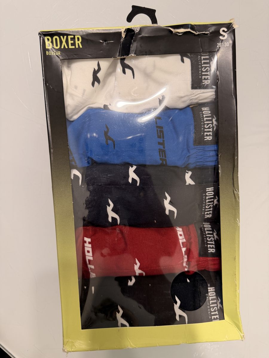 Hollister Men's Boxer Shorts 5-Pack Size Small (29-30) New in Box