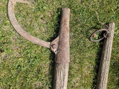 Antique Log roller, single tree.
