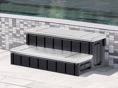 Spa Hot Tub 2-Step with Storage