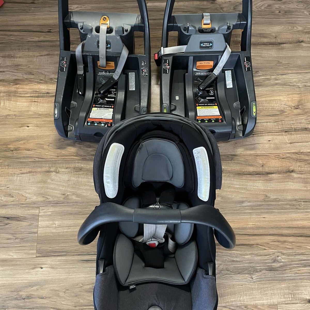 Baby/family starter pack - uppababy stroller + car seat & extra base + Lalo high chair