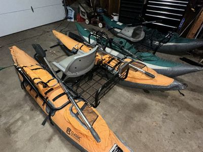 Pair of Classic Accessories Inflatable Fishing Pontoons (Colorado & Colorado XT)