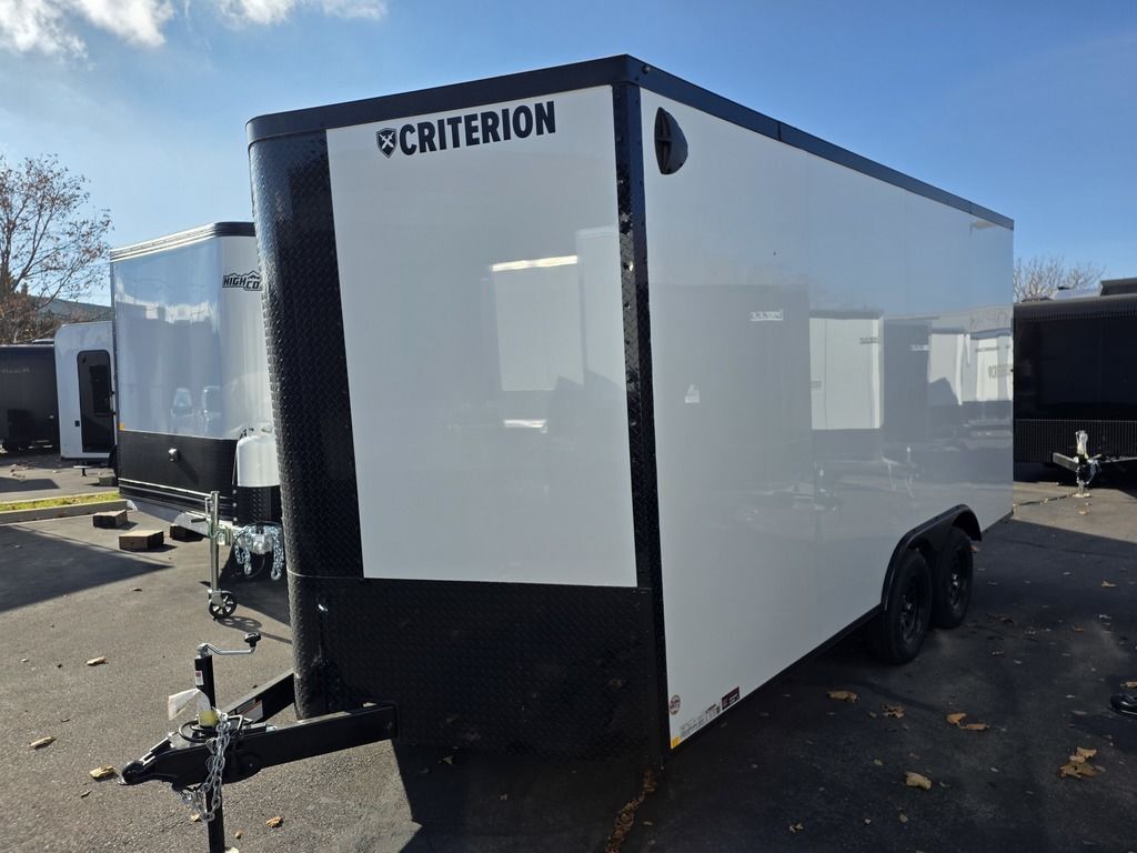 8x16 / 8.5x16 Enclosed Cargo Trailer .080 PolyCore Aluminum Exterior Criterion 2026