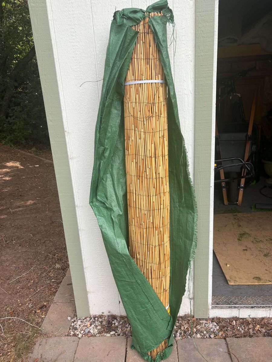 New 6' x 16' Roll of Jumbo Reed Fencing