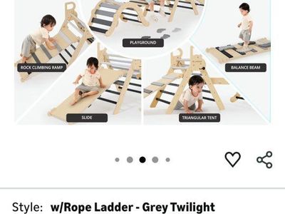 BlueWood 10-in-1 Pikler Triangle Set,