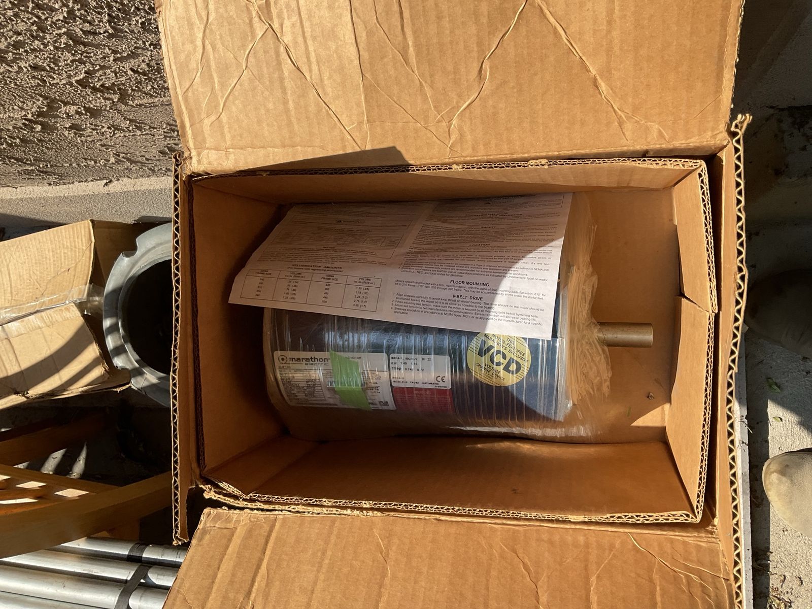 Marathon Electric AC Motor - New in Box