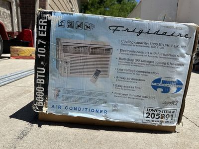 6000 BTU Frigidaire window air conditioner