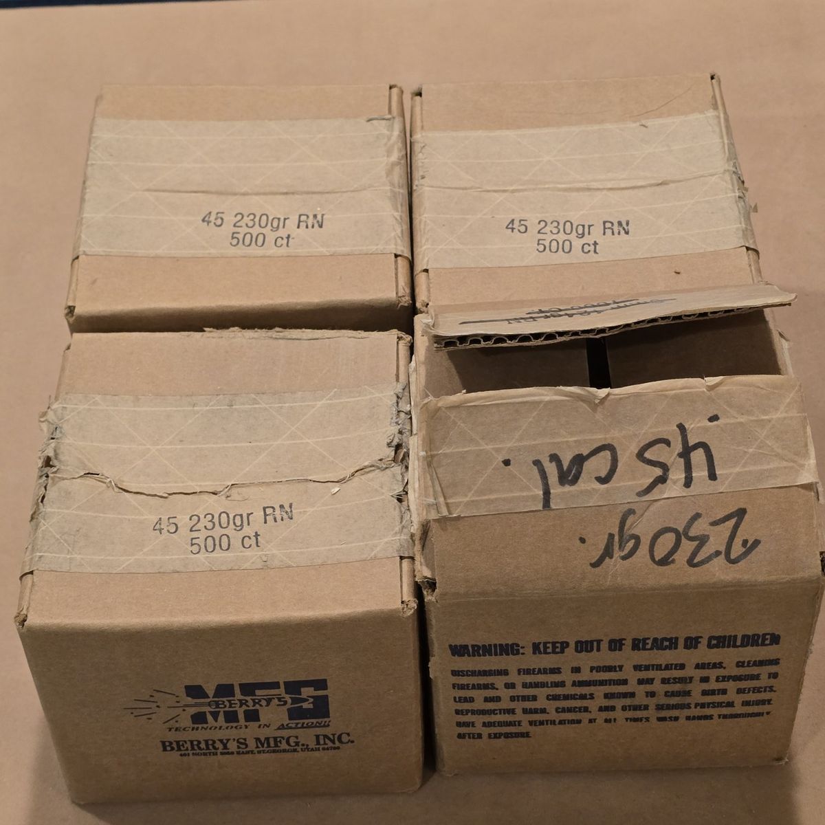 Bulk .45 ACP Bullets