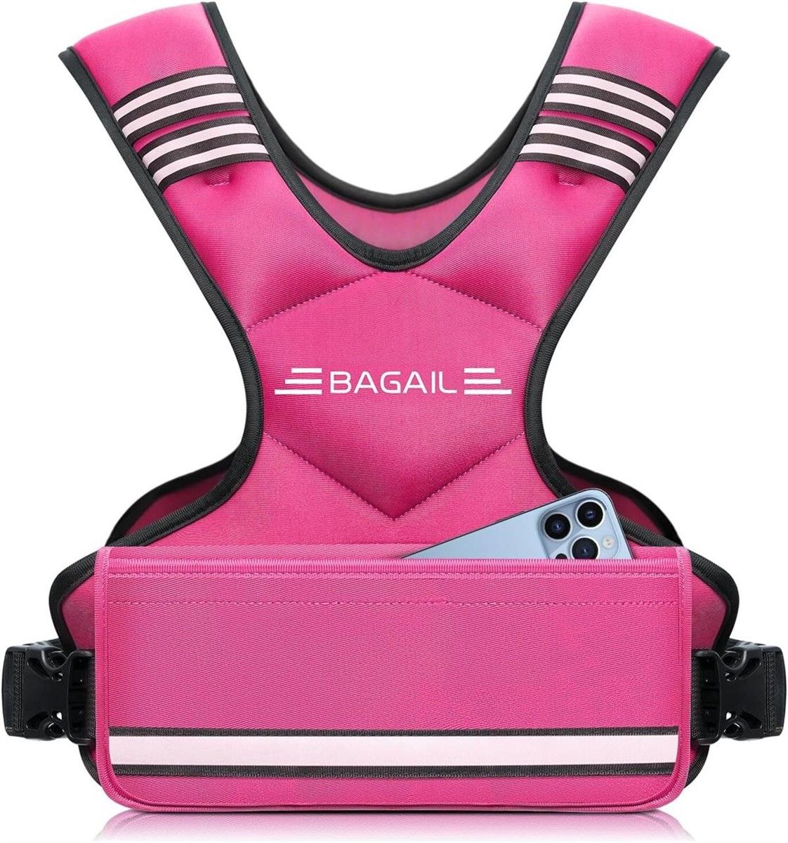 Weight Vest for Strength Training, Adjustable Chest Size, Heavy Duty Fitness Vest for Men and Women, 