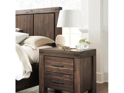 MOVING INVENTORY SALE – Kaicey Solid Wood Nightstand Set