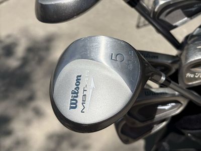 Golf clubs with bag