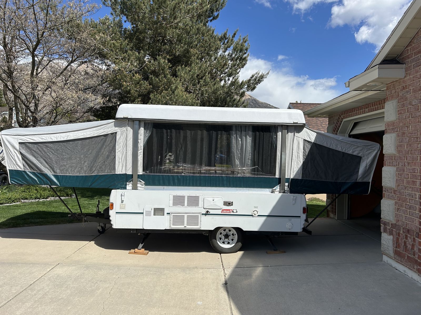 Colemon Tent Trailer.