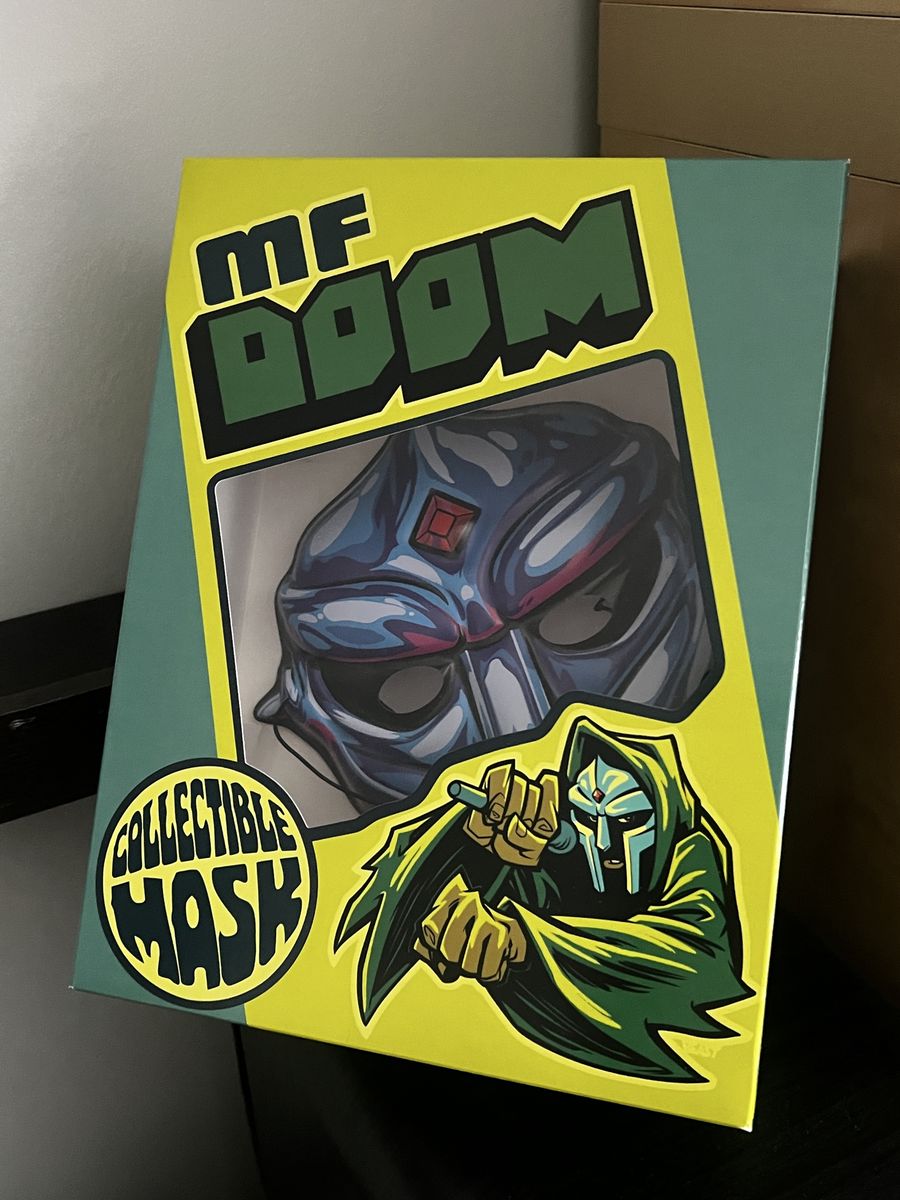 MF DOOM Collectible Mask in Display Box