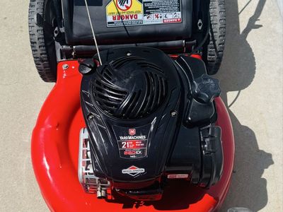 YARDMACHINE 125Cc 20" inch Rear Bagger Push Mower