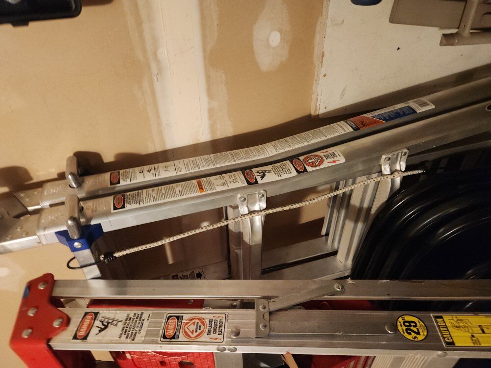 6 ft metal ladder  little giant adjustable  latter