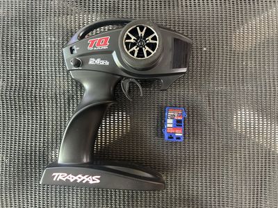 Traxxas TQ 2.4GHz Radio Transmitter & ECM-25 Receiver Set - RC Car Remote Control System