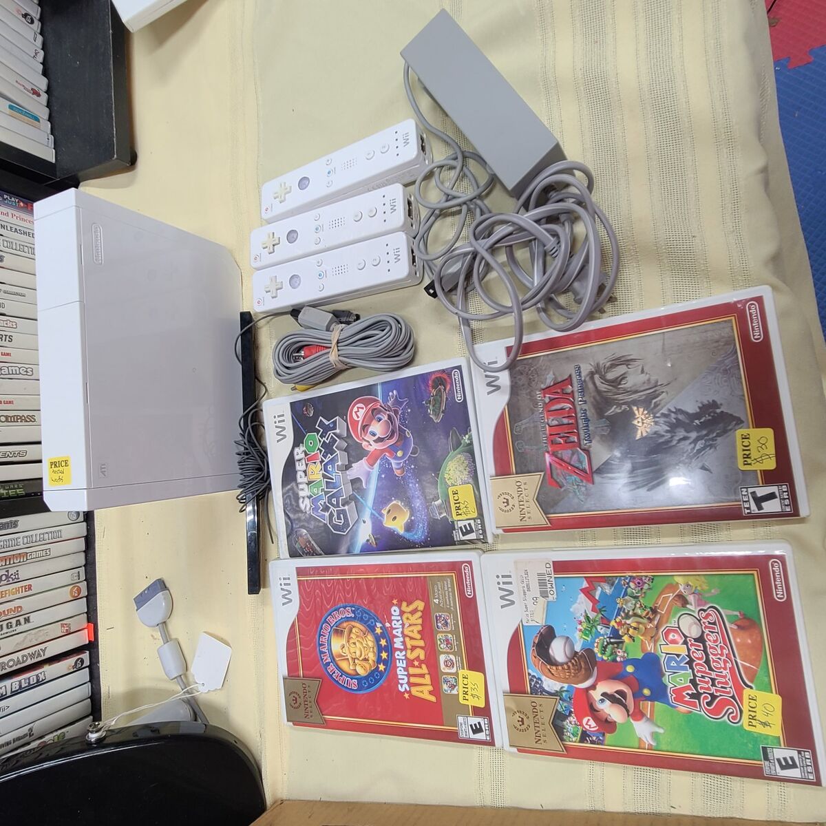 Nintendo Wii games and consoles sold separately