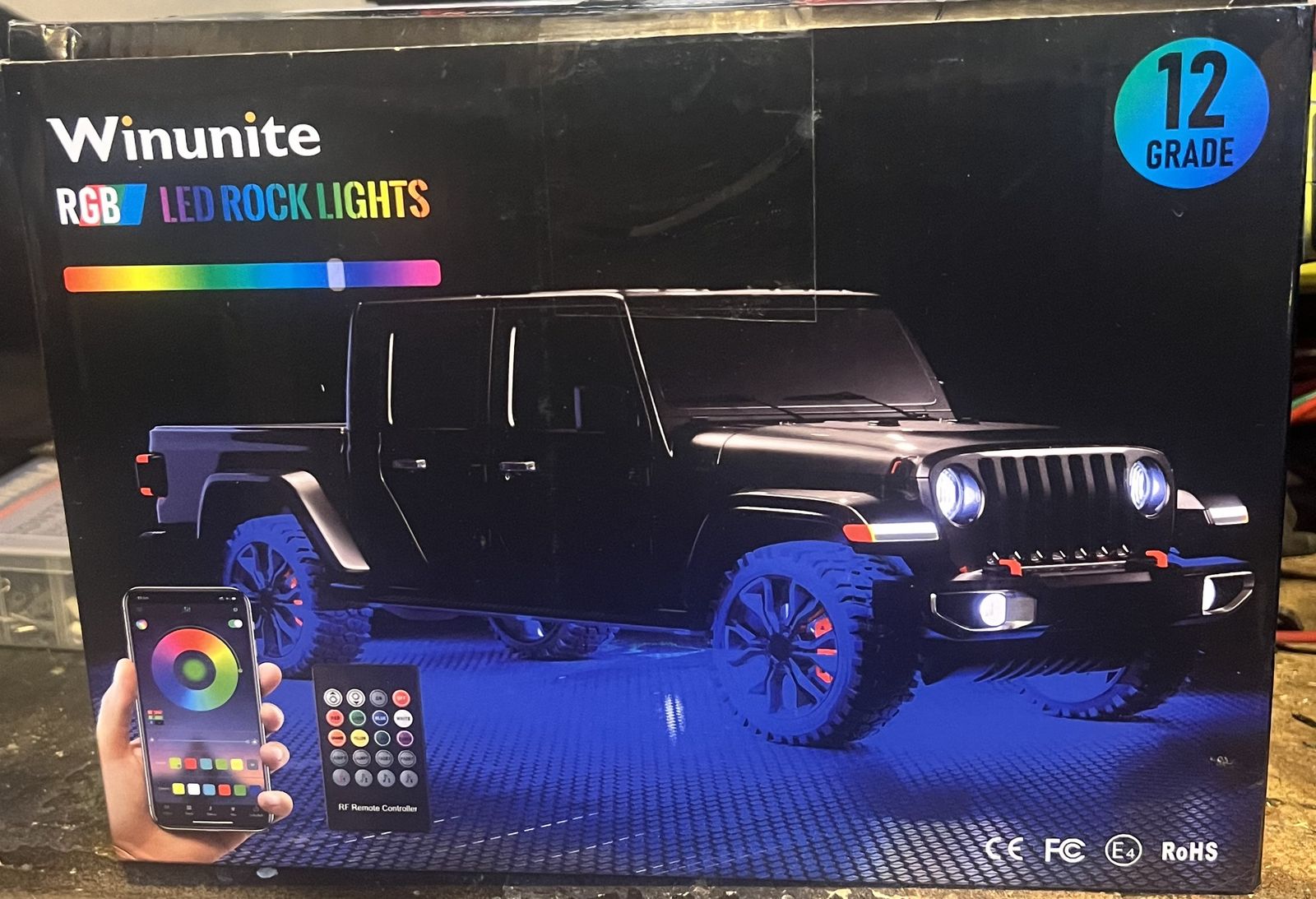 RGB 12 Pod MultiColor Under Glow LED Lights