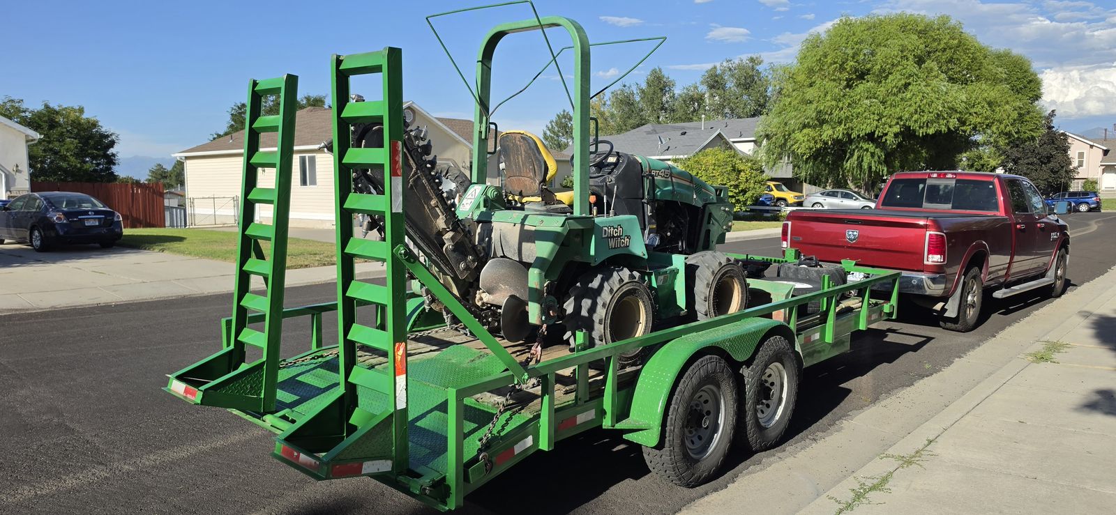 12k lb Big Bubba Utility Trailer 18' long tandem axle