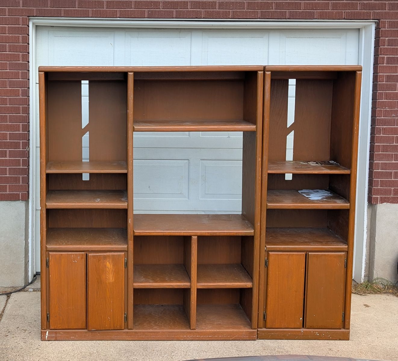 Solid Wood Entertainment Center — You Haul