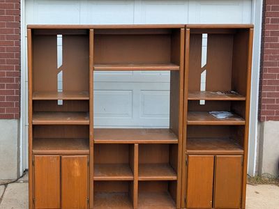 Solid Wood Entertainment Center — You Haul