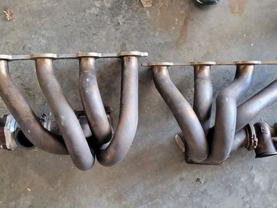 Garrett gt40 turbos and ls headers with waste gatest