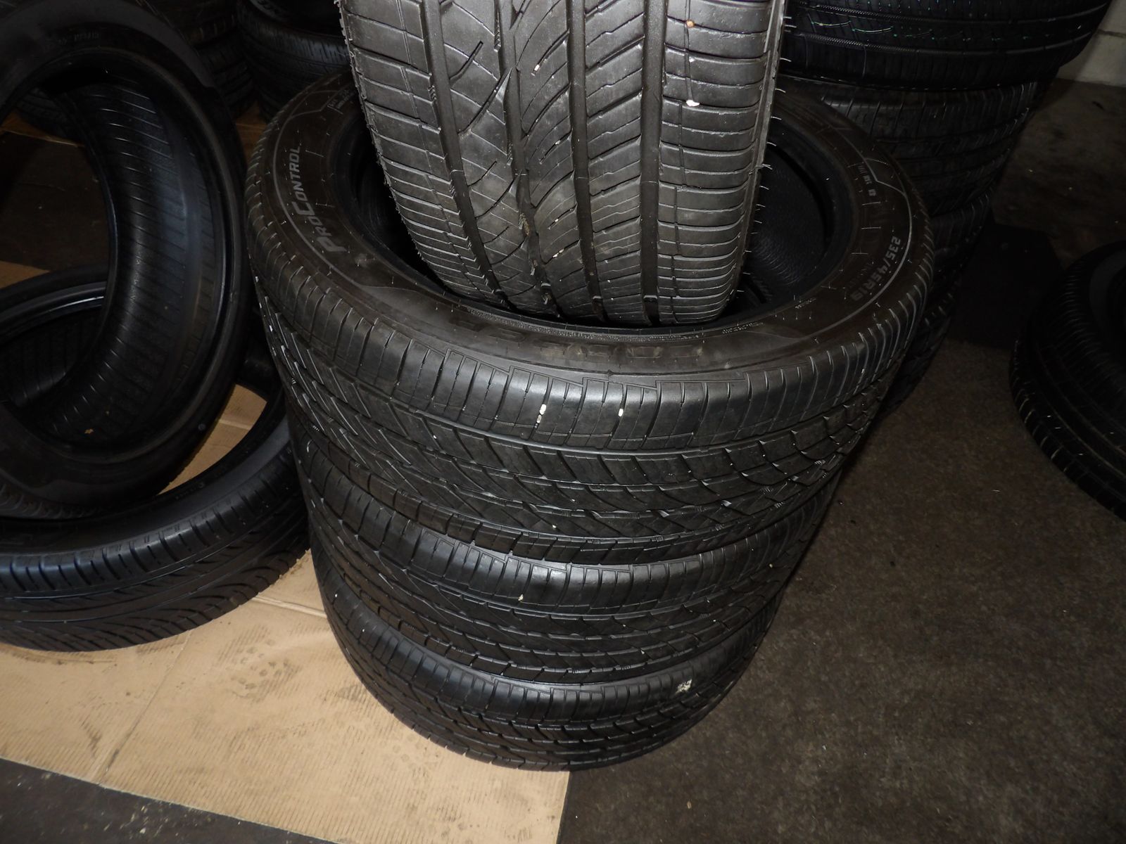 235/45R19 COOPER PRO CONTROL SET OF USED TIRES