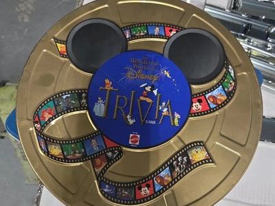 The Wonderful World of Disney Trivia Game by Mattel - Collectible Film Reel Edition