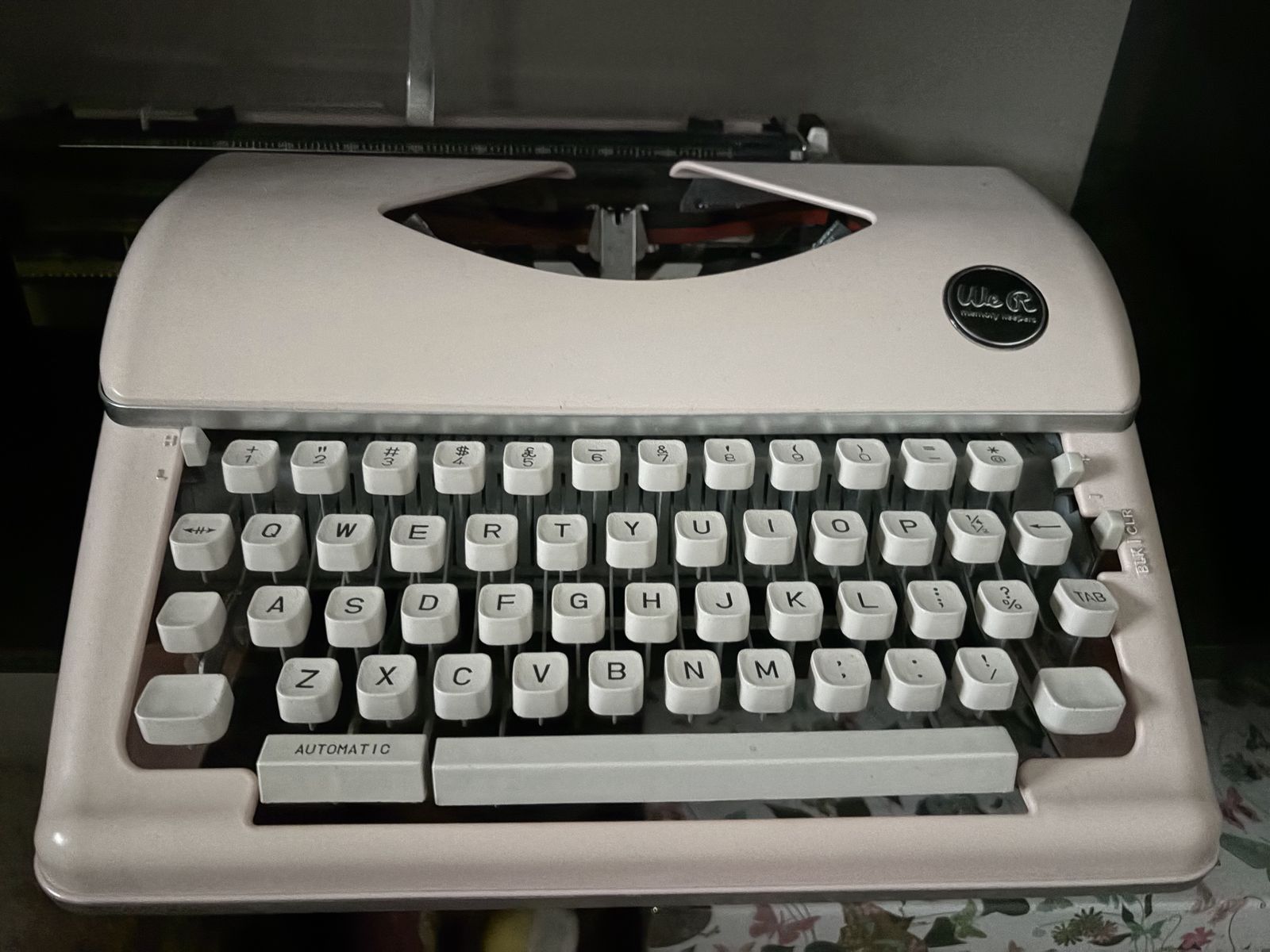We R Memory Keepers Pink Typewriter - New Condition