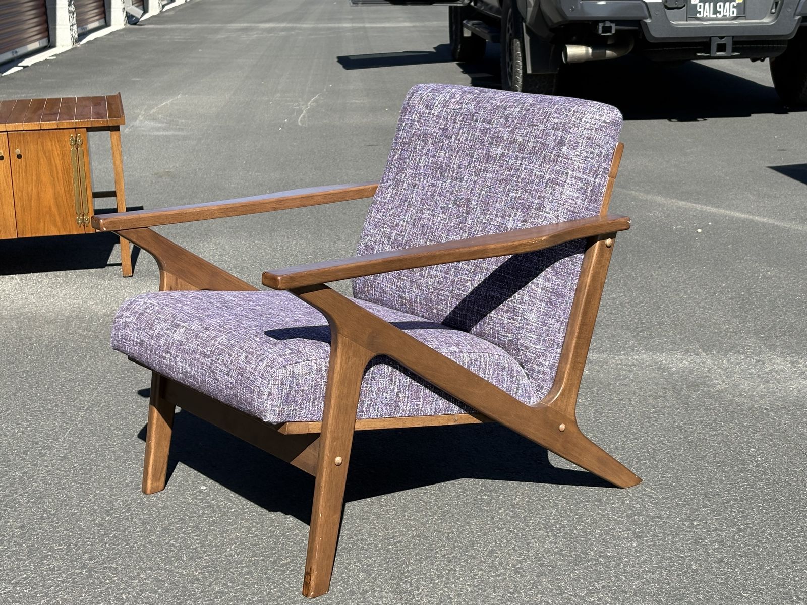 Mid Century Modern Z style armchair  MCM styling