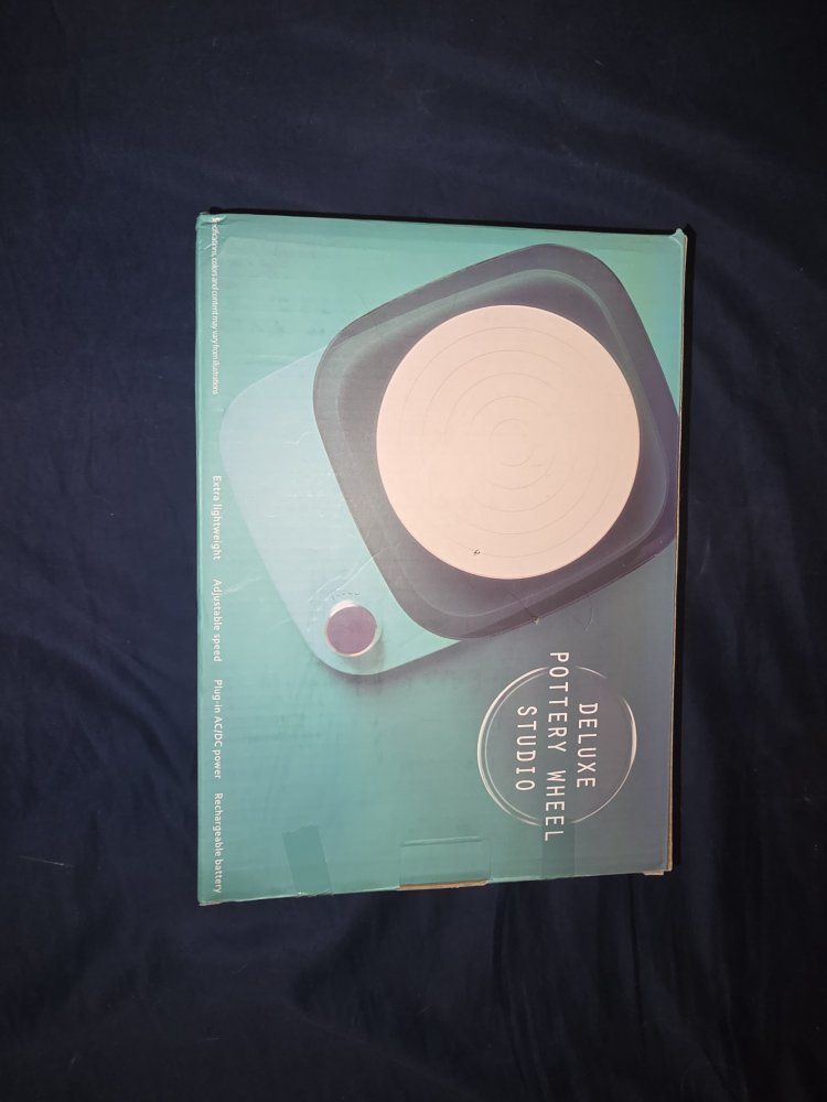 Pottery kit with throw wheel kit