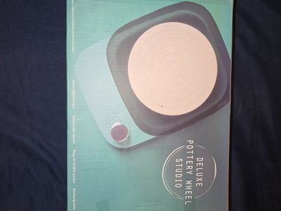 Pottery kit with throw wheel kit