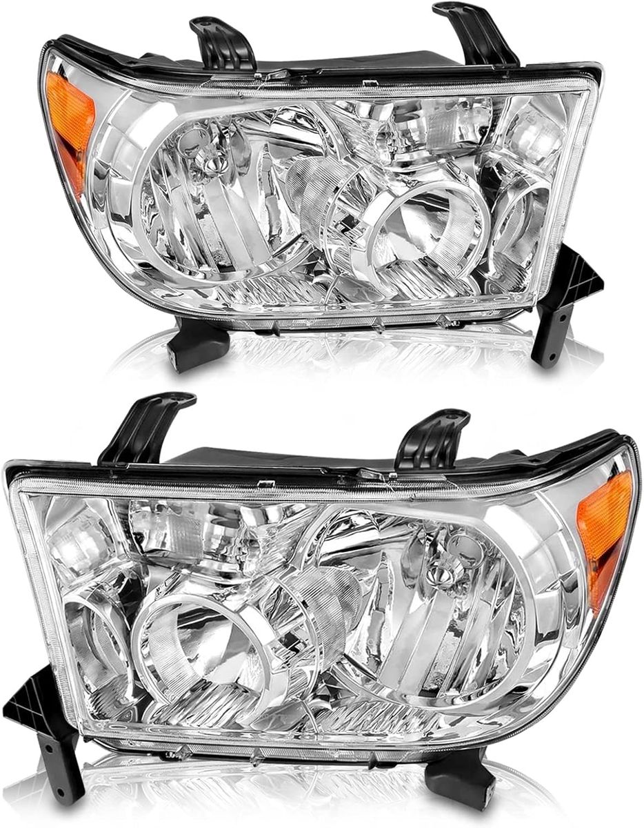 2007-2013 Toyota Tundra 2008-2017 Toyota Sequoia Headlight Assembly Set