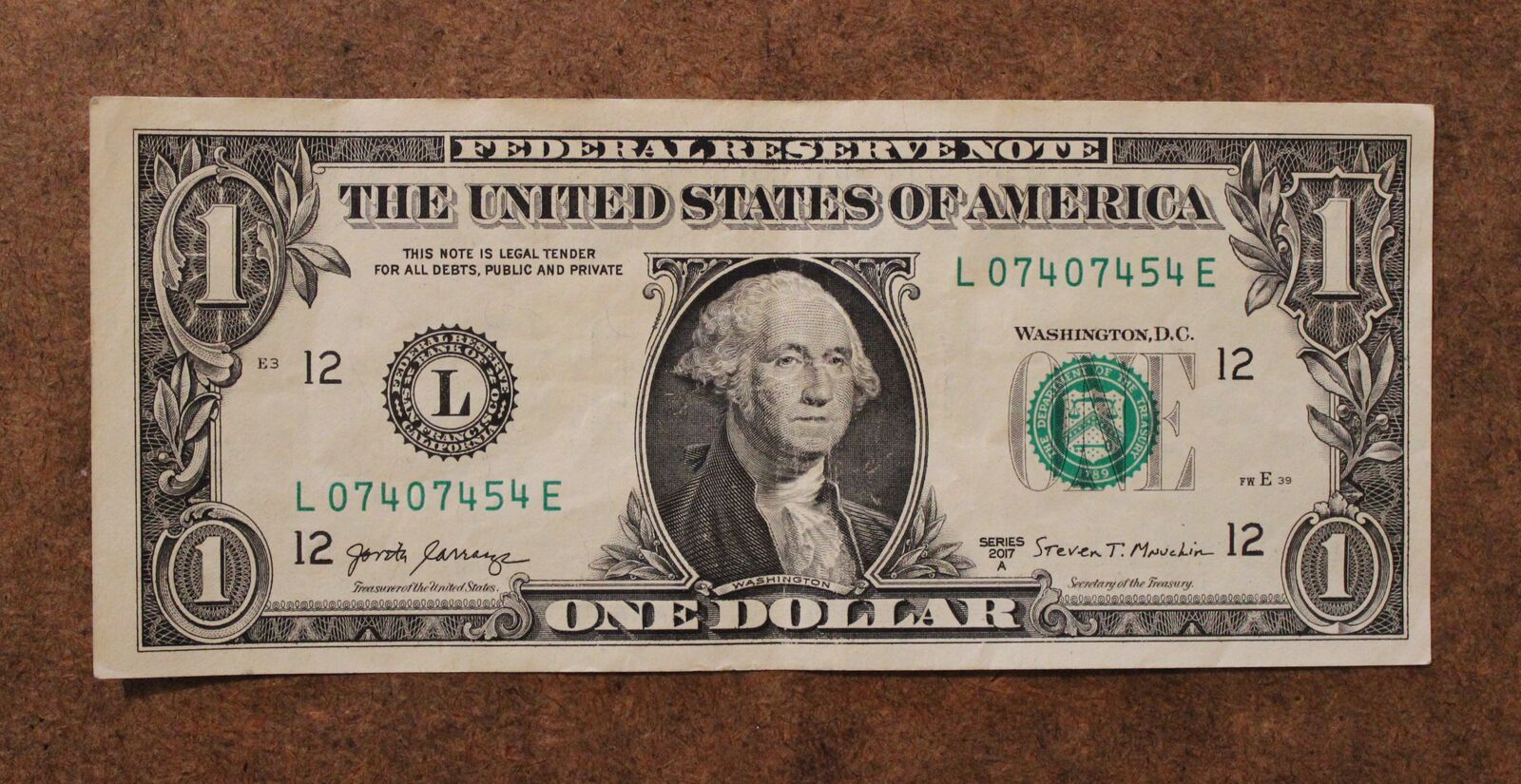 Rare Dollar Bill with Two Sets of Same Three Repeating Serial Number Digits