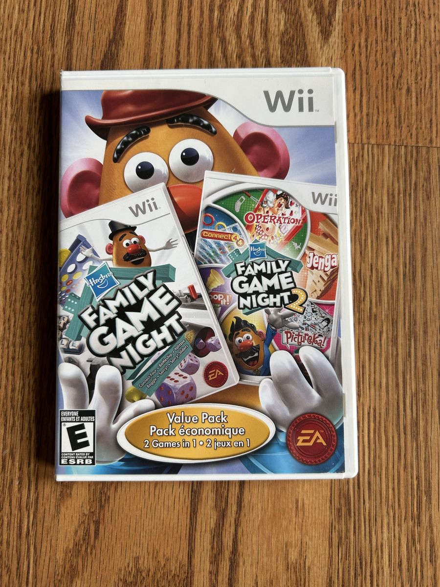 Nintendo Wii family game night complete 2 in 1