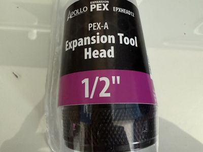 Apollo PEX EPXHEAD12 1/2" Expansion Tool Head PEX-A for Plumbing Systems
