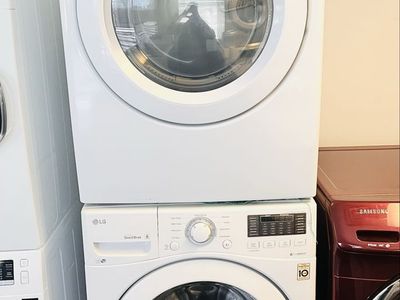 LG stackable washer and dryer
