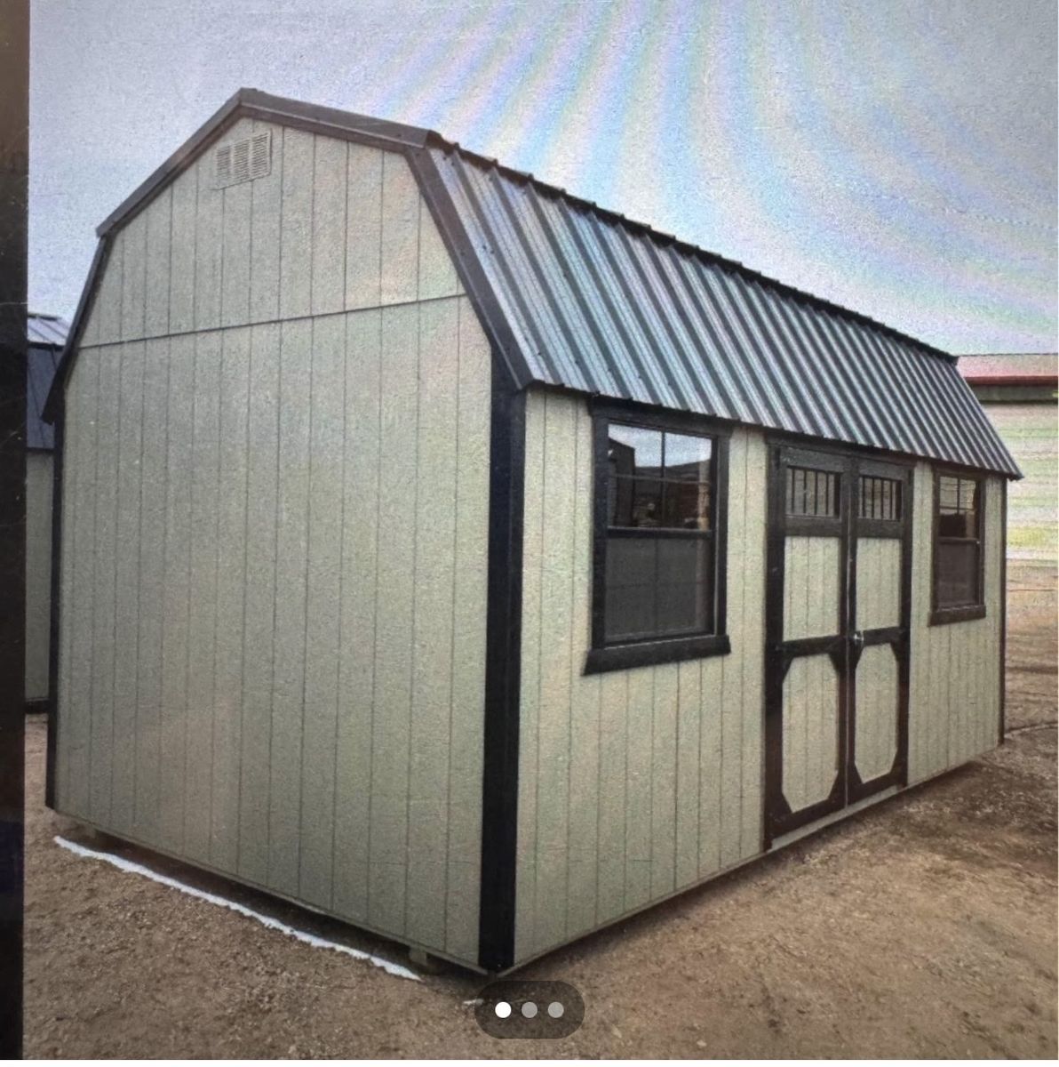 10 x 20 storage shed, lofted barn, man cave extra