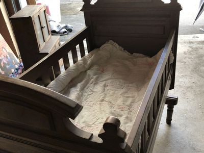 Antique Victorian Cradle