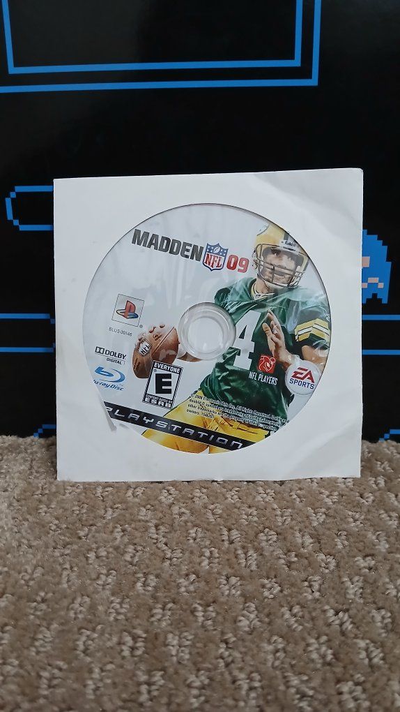 Madden NFL 09 PlayStation 3 (PS3) Blu-ray Disc - Disc Only, Great Condition