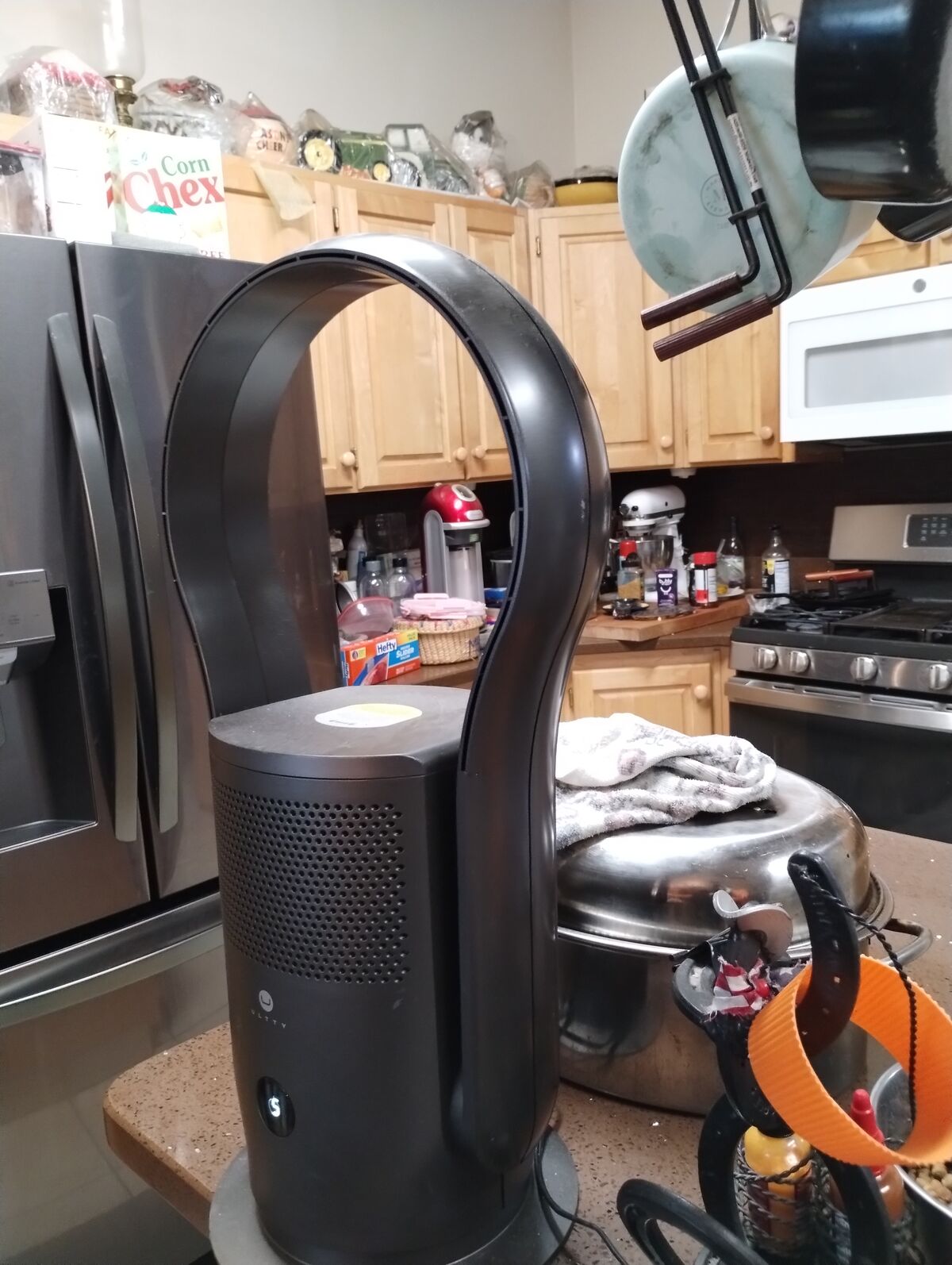 BLADLESS FAN/ AIR PUAFIER / NO REMOAT  WORKS WHITH DIDGATIAL BUTTON