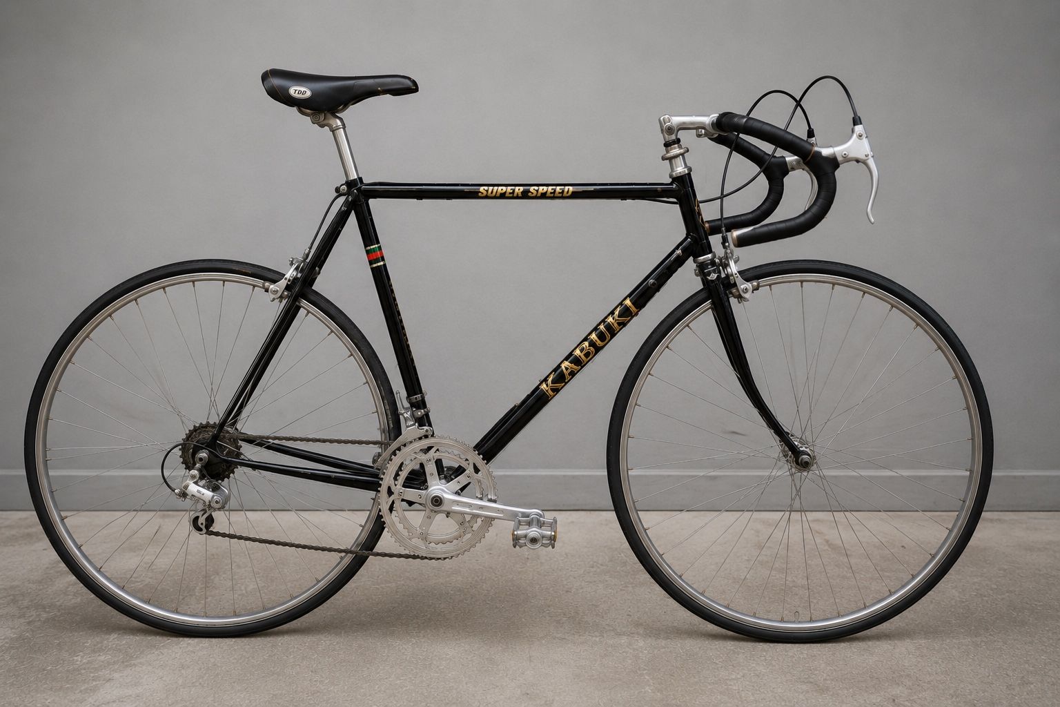 Kabuki Vintage Road Bike - Black (Untested Condition) 23” frame